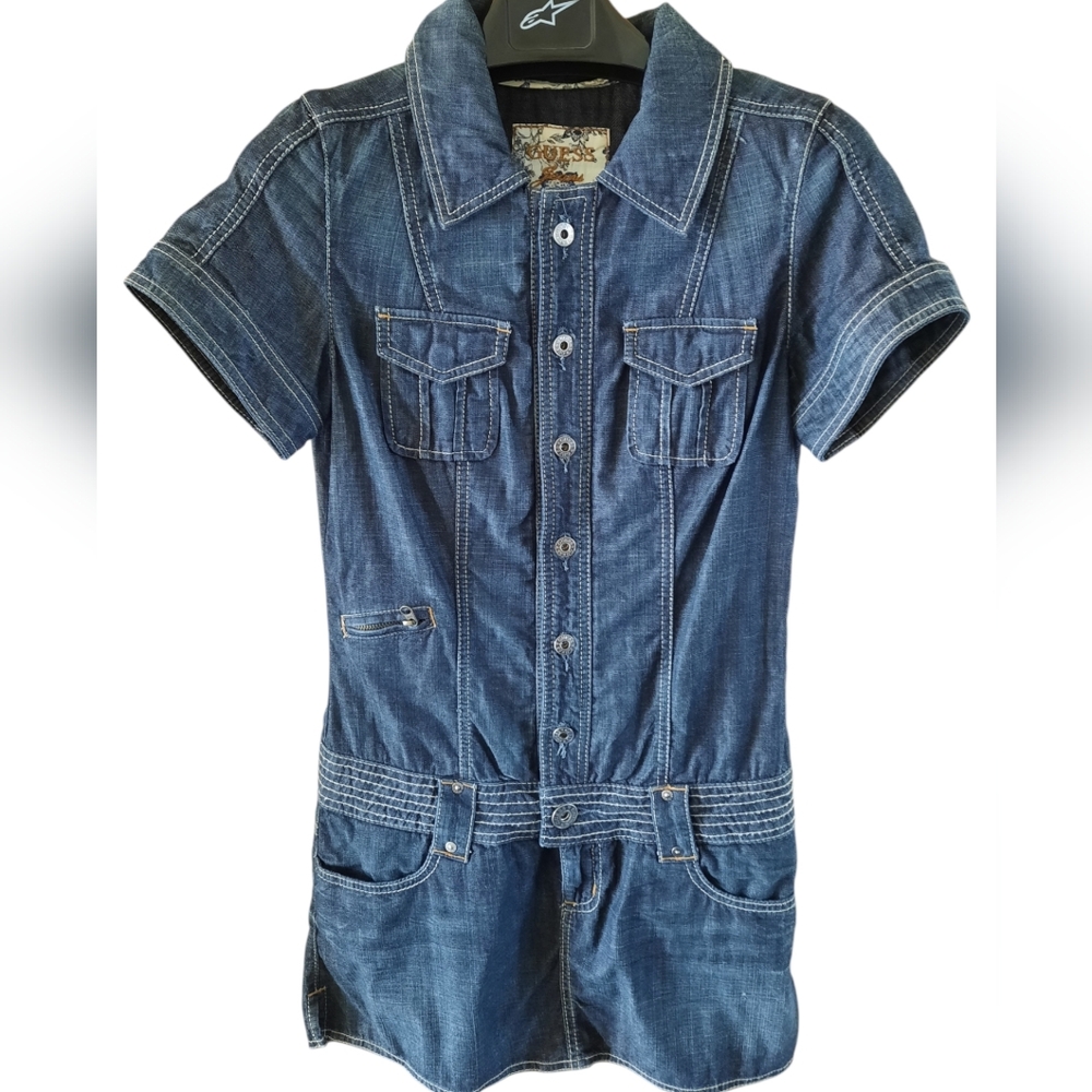Guess Blue Denim Dress